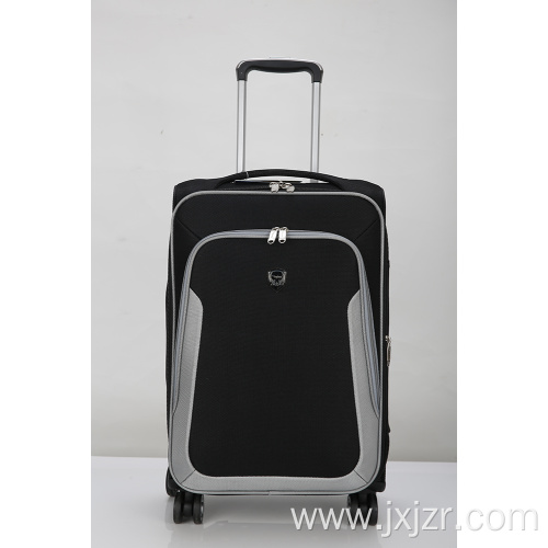 Ultra - muted black Oxford luggage case